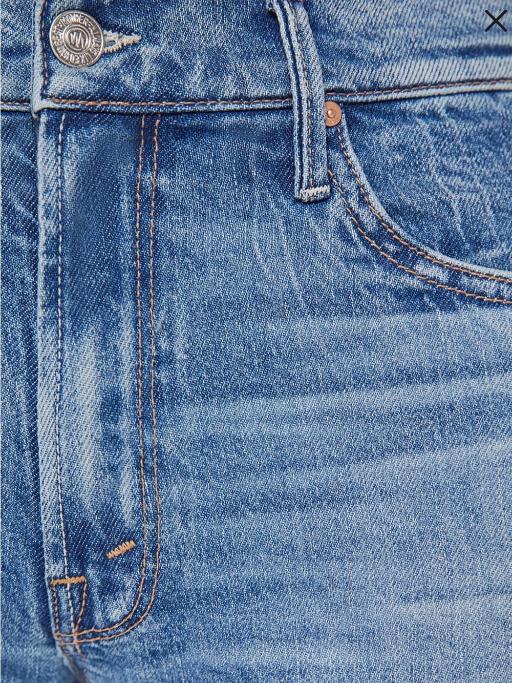 MOTHER Tunnel Vision Sneak Mid Waist Wide Leg Jeans size 30 - Picture 5 of 9